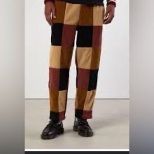 Urban Outfitters Patchwork Cotton Corduroy Pants - Multicolor
